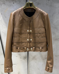 Couture Lambskin Leather Jacket