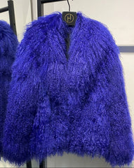 Tibetan Mongolian Lamb Fur Coat
