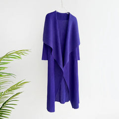 Truly_Pliss_Pleated_Oversized_Collar_Coat - Purple