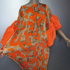 Luxury Plissé Kaftan Dress
