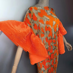 Luxury Plissé Kaftan Dress