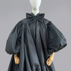 Avant-Garde Taffeta Cape Coat