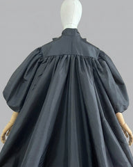 Avant-Garde Taffeta Cape Coat