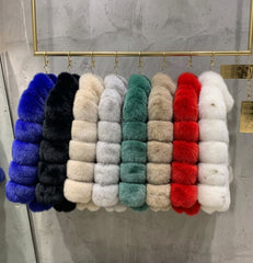 Luxury Genuine Fox Fur Coat