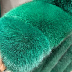 Couture Genuine Fox Fur Coat
