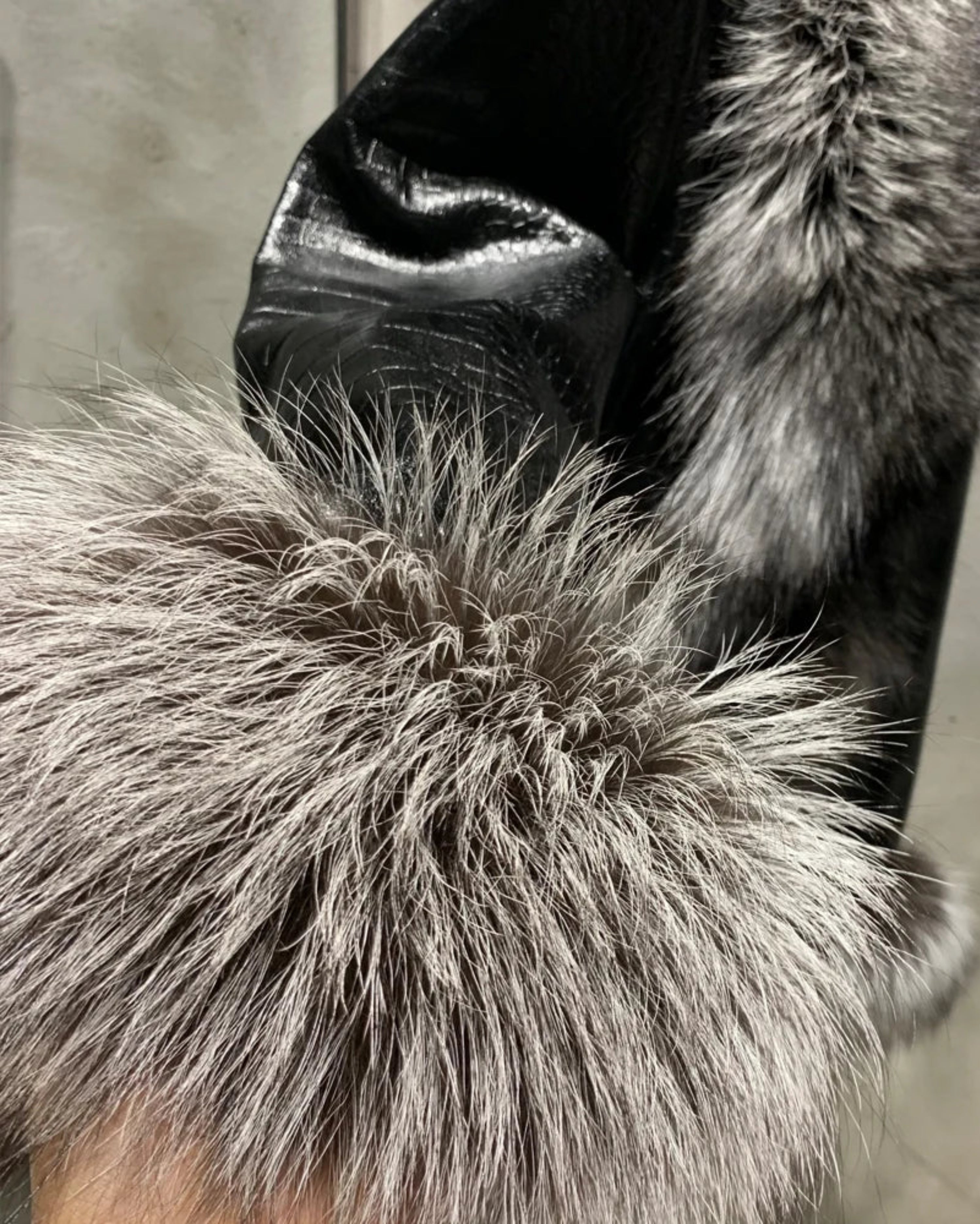 real fox fur coats for women genuine leather