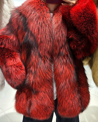Couture Fox Fur Coat