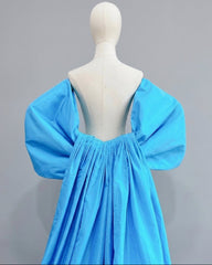Couture Taffeta Detachable Train Cape