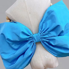 Couture Taffeta Detachable Train Cape