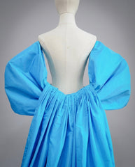 Couture Taffeta Detachable Train Cape