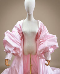 Luxury Puffy Sleeve Formal Coat