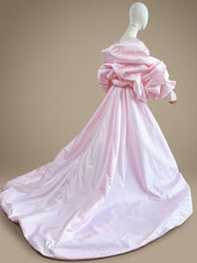 Luxury Puffy Sleeve Formal Coat