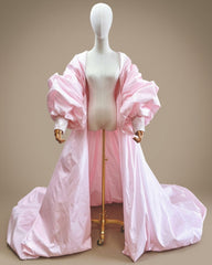Luxury Puffy Sleeve Formal Coat