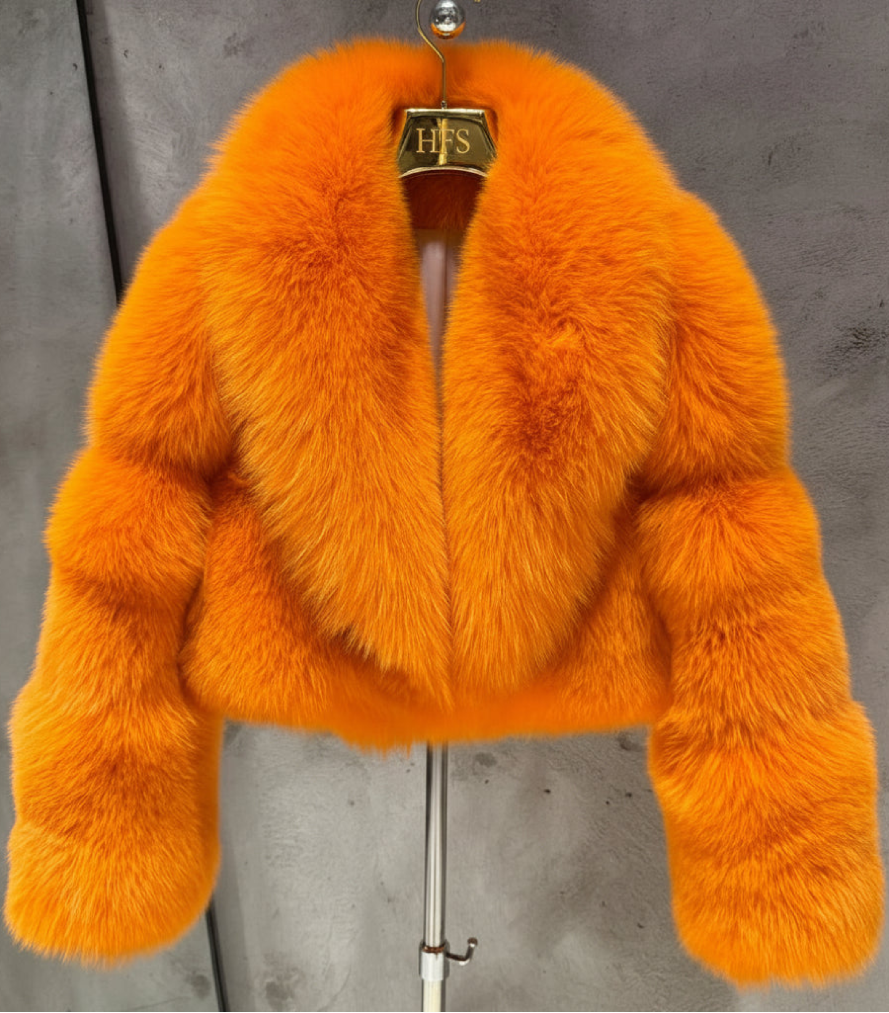 Women's Designer Fox Fur Bolero Evening Jacket