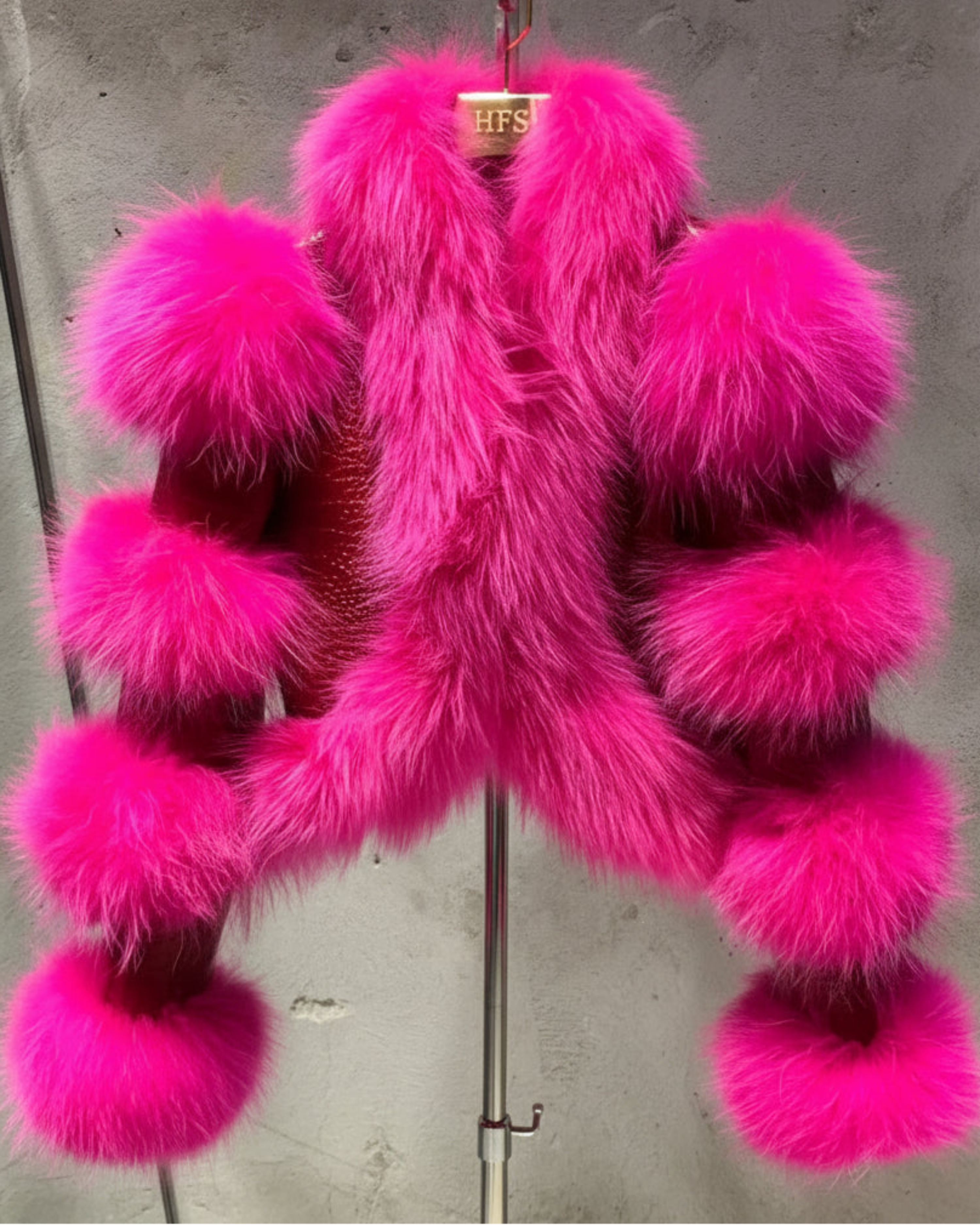 Women's Designer Nappa Leather Fur Jacket Luxury Outerwear