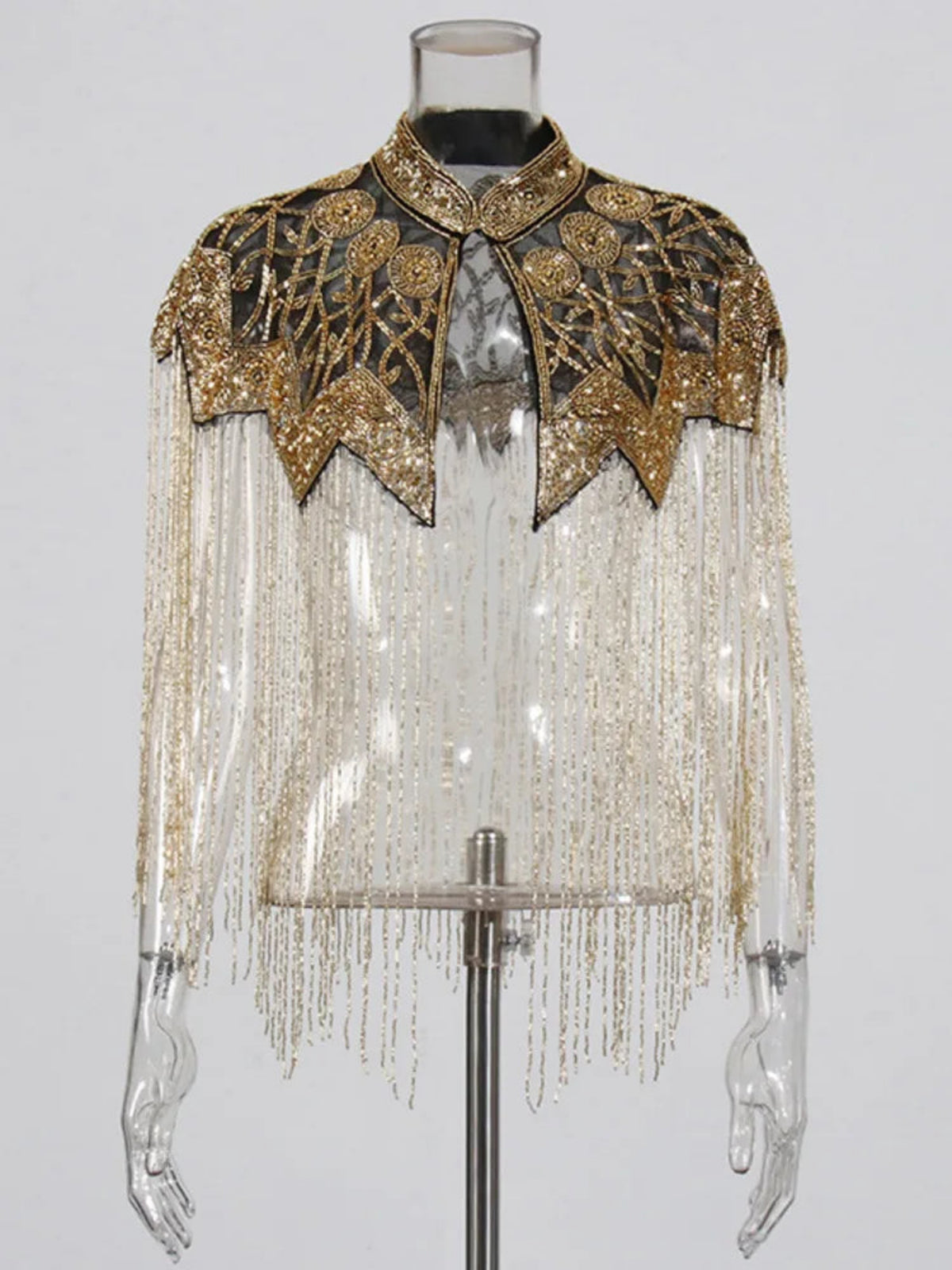 Couture Sequin Embellished Shawl