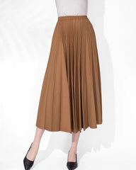 Women’s Pleated Midi Skirt Plissé Petite Japanese-Designer