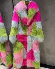 Custom Mongolian Fur Long Coat