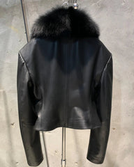Couture Lambskin & Fox Fur Jacket