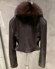 Couture Lambskin & Fox Fur Jacket