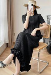Luxury Pleated Skirt & Top Set