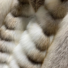 Luxury Fox Fur Full-Length Coat