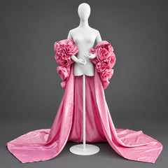 Luxury 3D Rosette Opera Cape