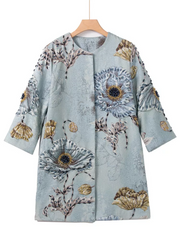 Couture Beaded Floral Coat