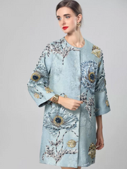 Couture Beaded Floral Coat