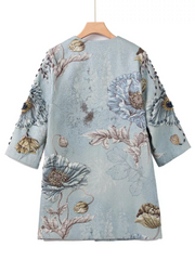 Couture Beaded Floral Coat