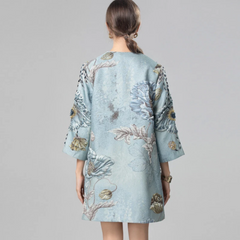 Couture Beaded Floral Coat