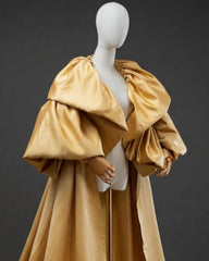 Gold Taffeta Opera Cape