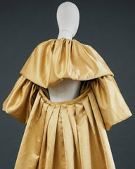 Gold Taffeta Opera Cape