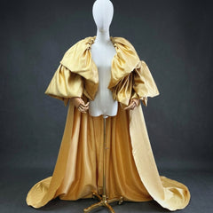 Gold Taffeta Opera Cape
