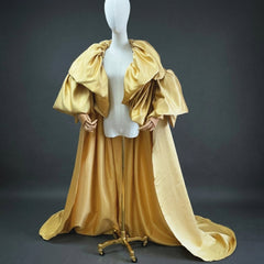 Gold Taffeta Opera Cape