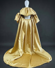 Gold Taffeta Opera Cape