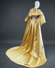 Gold Taffeta Opera Cape