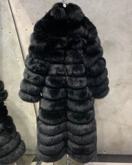 Custom Fox Fur Full-Length Coat