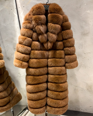 Custom Fox Fur Full-Length Coat