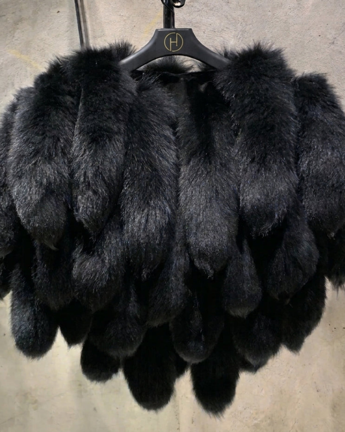 Genuine Fox Fur Tail Cape Wrap