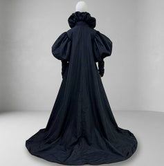  Couture Puff-Sleeve Opera Coat