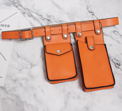 Premium Handmade Faux Leather Mini Bag Belt