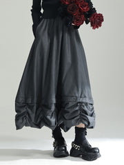 Lily Elastic Waist Oversized Skirt