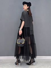 Brandy A-Line Black Lace Dress
