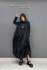 Claire Oversized Twisted Ribbon Dress